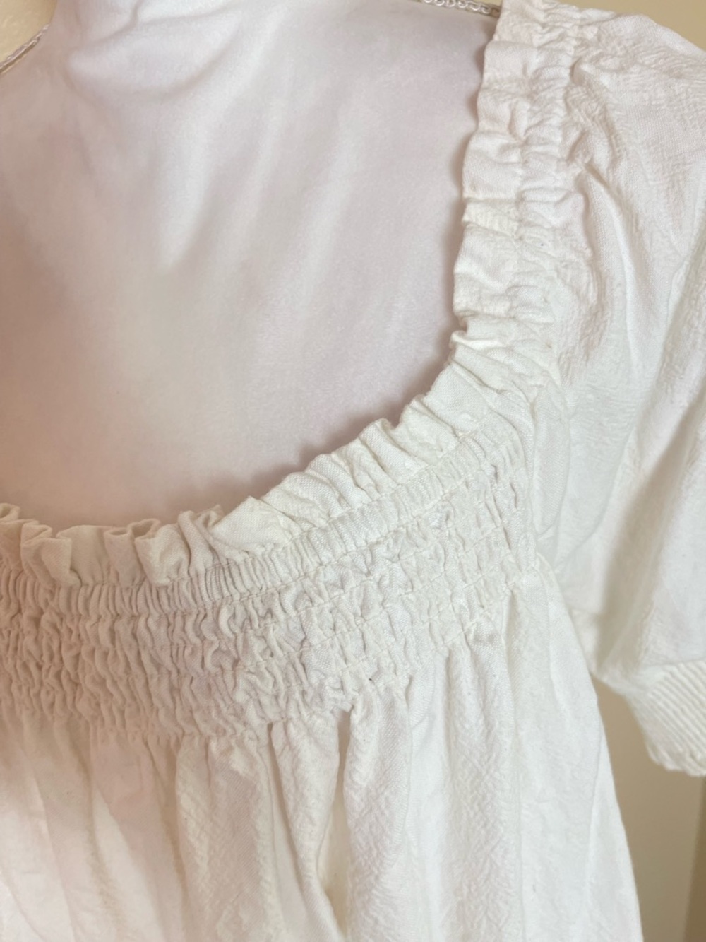 Free People Off-Shoulder Mini Dress in Ivory - Picture 12 of 16